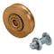 Prime-Line 1/4 in. Inside Diameter x 1-1/4 in. Outside Diameter, Steel Unfinished Roller (1 Pair) D 1502 - alternate 1